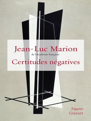 cover image of Certitudes négatives